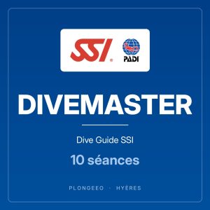 DIVEMASTER, dive guide ssi, 10 séances. PlongeeO à Hyères.