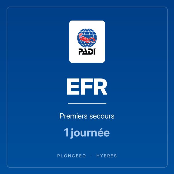 EFR Premiers secours EFR, premiers secours, 1 journée. PlongeeO à Hyères.