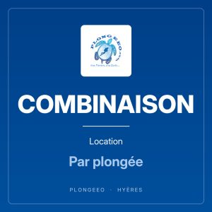COMBINAISON Location COMBINAISON, location, par plongée. PlongeeO à Hyères.