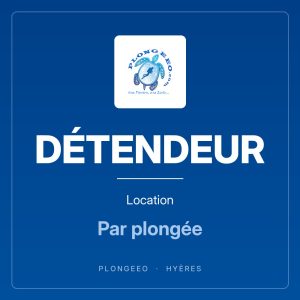 DÉTENDEUR Location DÉTENDEUR, location, par plongée. PlongeeO à Hyères.