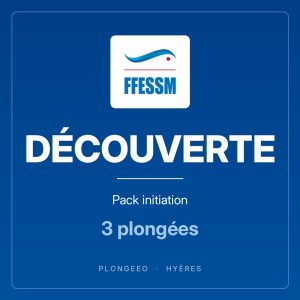 DÉCOUVERTE Pack initiation DÉCOUVERTE, pack initiation, 3 plongées. PlongeeO à Hyères.