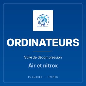 ORDINATEURS, suivi de décompression, air et nitrox. Boutique matériel PlongeeO à Hyères.